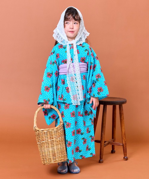 MARKEY'S（マーキーズ）の「【2WAY/セパレート】浴衣（浴衣・キッズ・ライトブルー/ピンク・LL/L/M/S）」の16枚目の写真