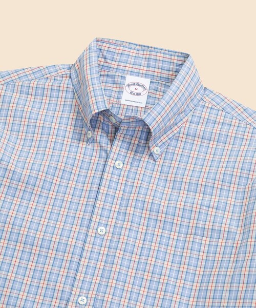 BROOKS BROTHERS(ブルックスブラザーズ)の「コットンポプリン シーズナルパターン フライデーシャツ(シャツ/ブラウス・メンズ・ブルー/パープル/グリーン・X-LARGE/MEDIUM/LARGE/SMALL)」の6枚目の写真