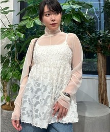 【ojyo】ピンキーアンドダイアン半袖シャツ花柄　pinky&amp;dianne jw9083-02_1.jpg
