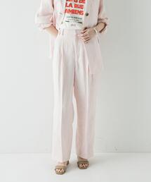 URBAN RESEARCH | オックスリネンストレートパンツ(その他パンツ)