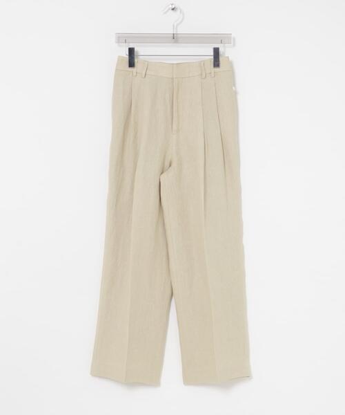 URBAN RESEARCH（アーバンリサーチ）の「オックスリネンストレートパンツ（その他パンツ・レディース・ライトピンク/ライトベージュ・40/38/36）」の16枚目の写真