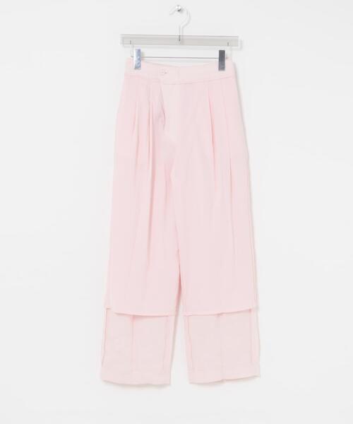 URBAN RESEARCH（アーバンリサーチ）の「オックスリネンストレートパンツ（その他パンツ・レディース・ライトピンク/ライトベージュ・40/38/36）」の13枚目の写真