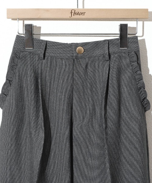 flower（フラワー）の「エニーチェックパンツ（その他パンツ・レディース・ベージュ/ブラック・FREE）」の7枚目の写真