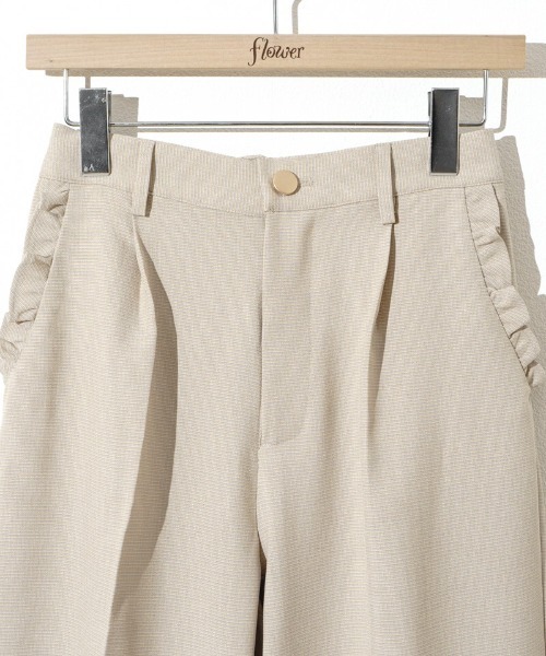 flower（フラワー）の「エニーチェックパンツ（その他パンツ・レディース・ベージュ/ブラック・FREE）」の17枚目の写真