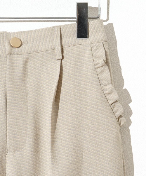 flower（フラワー）の「エニーチェックパンツ（その他パンツ・レディース・ベージュ/ブラック・FREE）」の18枚目の写真