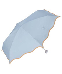 CROSSPLUS ONLINE（クロスプラスオンライン）の「【Wpc.】日傘 折りたたみ 遮光ウェーブパイピングパラソル ミニ【完全遮光100％＆完全UVカット100％生地 晴雨兼用 遮熱 撥水 UPF50+ 日焼け対策 紫外線対策 親骨50cm 手開き】（その他）」