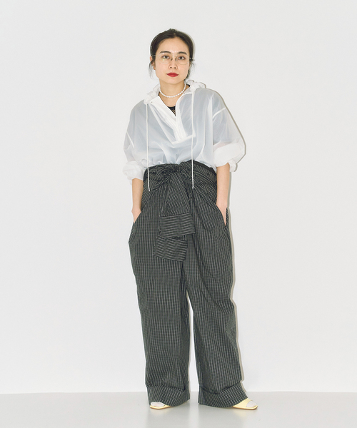 CITYSHOP(シティーショップ)の「SHIRT ジャンプスーツ(つなぎ/オールインワン・レディース・ピンク/ブラック・36/38)」の21枚目の写真