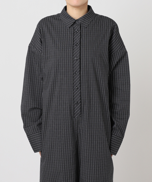 CITYSHOP(シティーショップ)の「SHIRT ジャンプスーツ(つなぎ/オールインワン・レディース・ピンク/ブラック・36/38)」の11枚目の写真