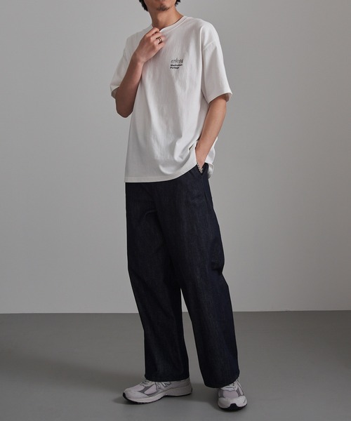 Manhattan Portage(マンハッタンポーテージ)の「【Manhattan Portage】別注 Archive Logo Print Tee / アーカイブロゴプリントTシャツ(Tシャツ/カットソー・レディース・ブラック/チャコールグレー/ホワイト・S/M/L)」の8枚目の写真