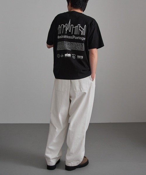 Manhattan Portage(マンハッタンポーテージ)の「【Manhattan Portage】別注 Archive Logo Print Tee / アーカイブロゴプリントTシャツ(Tシャツ/カットソー・レディース・ブラック/チャコールグレー/ホワイト・S/M/L)」の14枚目の写真