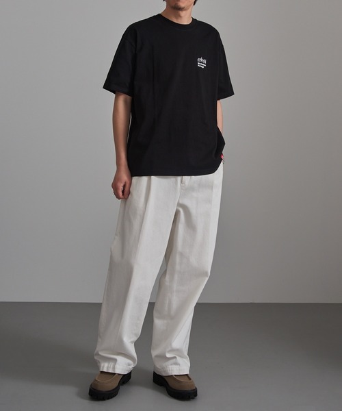 Manhattan Portage(マンハッタンポーテージ)の「【Manhattan Portage】別注 Archive Logo Print Tee / アーカイブロゴプリントTシャツ(Tシャツ/カットソー・レディース・ブラック/チャコールグレー/ホワイト・S/M/L)」の13枚目の写真