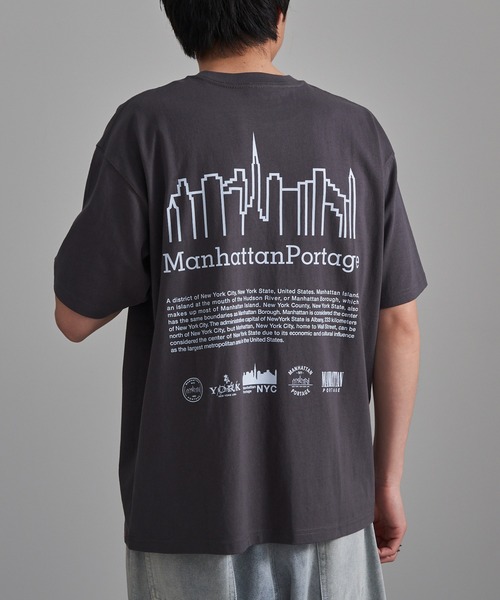 Manhattan Portage(マンハッタンポーテージ)の「【Manhattan Portage】別注 Archive Logo Print Tee / アーカイブロゴプリントTシャツ(Tシャツ/カットソー・レディース・ブラック/チャコールグレー/ホワイト・S/M/L)」の17枚目の写真