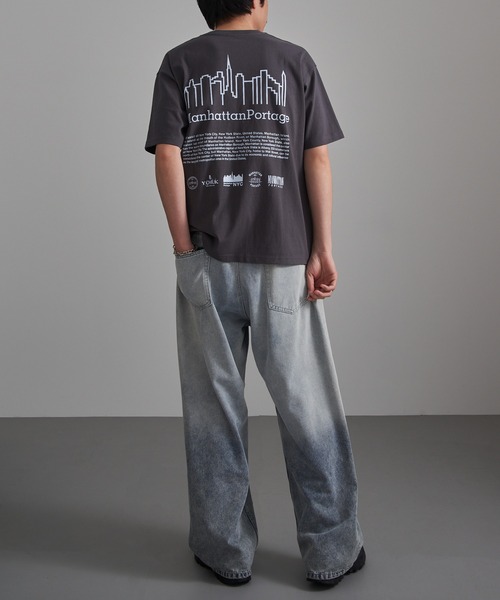 Manhattan Portage(マンハッタンポーテージ)の「【Manhattan Portage】別注 Archive Logo Print Tee / アーカイブロゴプリントTシャツ(Tシャツ/カットソー・レディース・ブラック/チャコールグレー/ホワイト・S/M/L)」の20枚目の写真