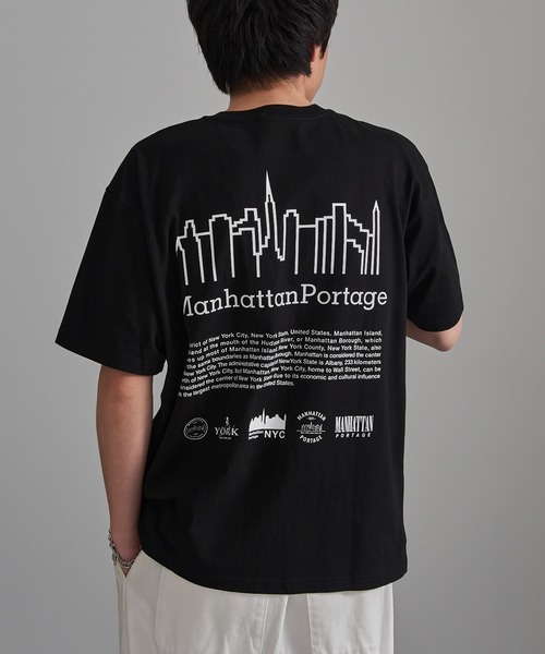 Manhattan Portage(マンハッタンポーテージ)の「【Manhattan Portage】別注 Archive Logo Print Tee / アーカイブロゴプリントTシャツ(Tシャツ/カットソー・レディース・ブラック/チャコールグレー/ホワイト・S/M/L)」の12枚目の写真