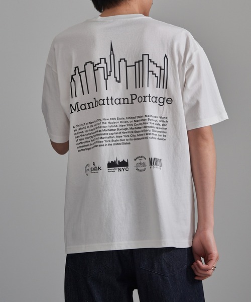 Manhattan Portage(マンハッタンポーテージ)の「【Manhattan Portage】別注 Archive Logo Print Tee / アーカイブロゴプリントTシャツ(Tシャツ/カットソー・レディース・ブラック/チャコールグレー/ホワイト・S/M/L)」の21枚目の写真