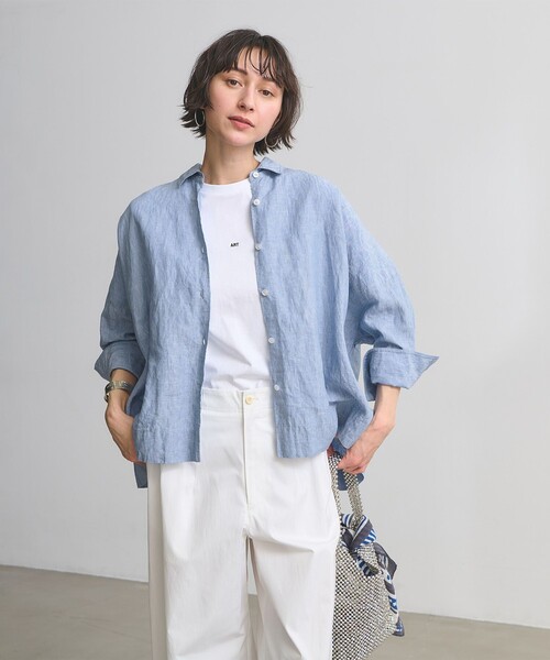 リネン ドルマン シャツ ‐ウォッシャブル‐（シャツ/ブラウス）｜UNITED