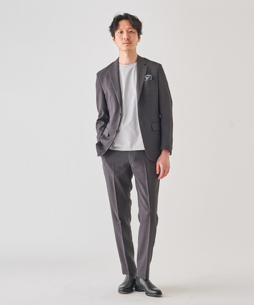 EDIFICE（エディフィス）の「”吸汗＆速乾機能” EVALET メッシュ 2ボタン ジャケット（テーラードジャケット・メンズ・ベージュ/ネイビー/ブラック/チャコールグレー・X-SMALL/SMALL/MEDIUM/LARGE/X-LARGE）」の14枚目の写真