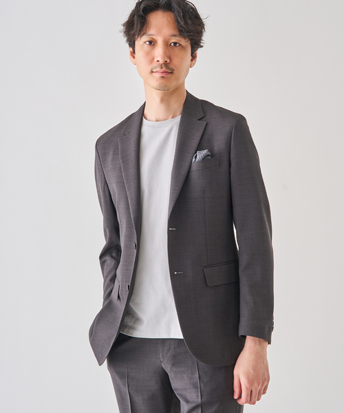 EDIFICE（エディフィス）の「”吸汗＆速乾機能” EVALET メッシュ 2ボタン ジャケット（テーラードジャケット・メンズ・ベージュ/ネイビー/ブラック/チャコールグレー・X-SMALL/SMALL/MEDIUM/LARGE/X-LARGE）」の15枚目の写真