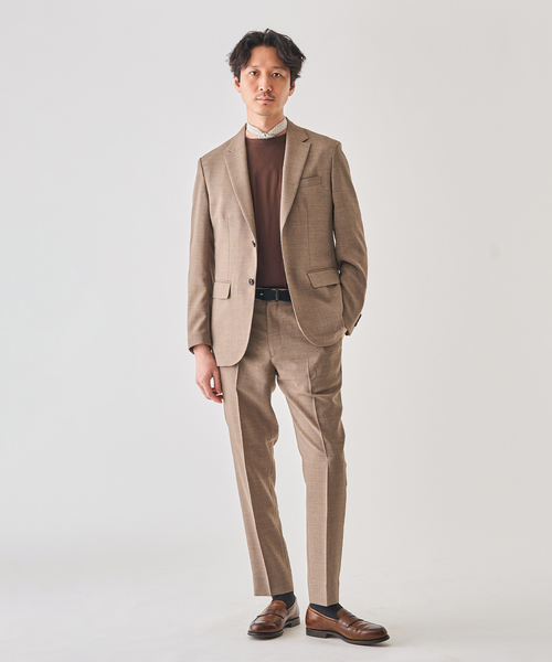 EDIFICE（エディフィス）の「”吸汗＆速乾機能” EVALET メッシュ 2ボタン ジャケット（テーラードジャケット・メンズ・ベージュ/ネイビー/ブラック/チャコールグレー・X-SMALL/SMALL/MEDIUM/LARGE/X-LARGE）」の21枚目の写真