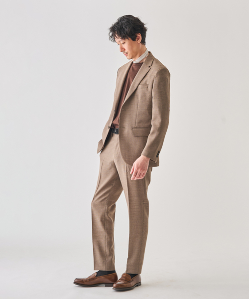 EDIFICE（エディフィス）の「”吸汗＆速乾機能” EVALET メッシュ 2ボタン ジャケット（テーラードジャケット・メンズ・ベージュ/ネイビー/ブラック/チャコールグレー・X-SMALL/SMALL/MEDIUM/LARGE/X-LARGE）」の22枚目の写真