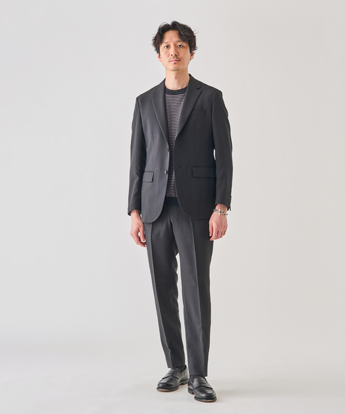 EDIFICE(エディフィス)の「”吸汗&速乾機能” EVALET メッシュ 2ボタン ジャケット(テーラードジャケット・メンズ・ベージュ/ネイビー/ブラック/チャコールグレー・X-SMALL/SMALL/MEDIUM/LARGE/X-LARGE)」の21枚目の写真