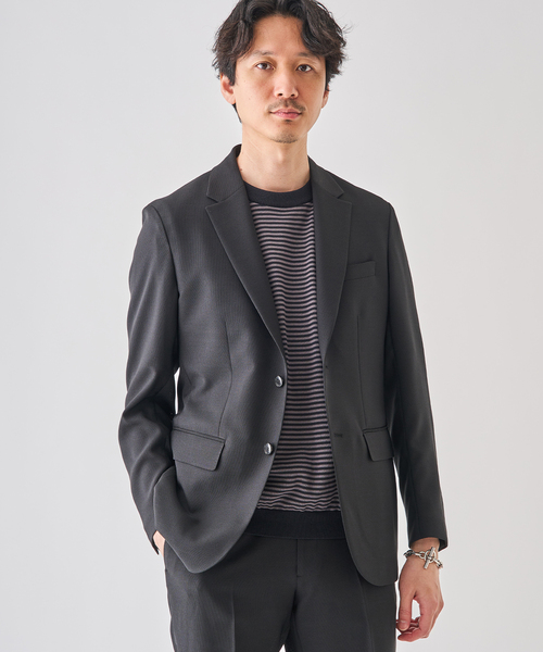 EDIFICE(エディフィス)の「”吸汗&速乾機能” EVALET メッシュ 2ボタン ジャケット(テーラードジャケット・メンズ・ベージュ/ネイビー/ブラック/チャコールグレー・X-SMALL/SMALL/MEDIUM/LARGE/X-LARGE)」の22枚目の写真