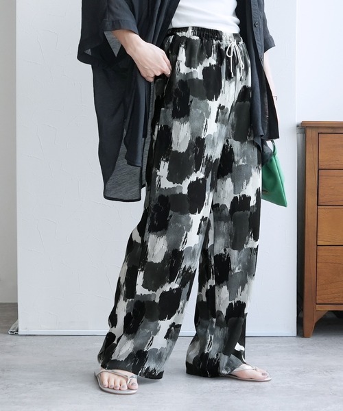 reca(レカ)の「総柄イージーパンツ(その他パンツ・レディース・イエロー/ブラック・M/L)」の3枚目の写真