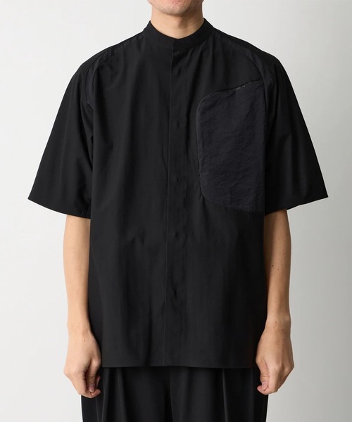 WHITE MOUNTAINEERING（ホワイトマウンテニアリング）の「【White Mountaineering/ホワイトマウンテニアリング】SHORT SLEEVE SHIRT（Tシャツ/カットソー・メンズ・ブラック・2/1）」の2枚目の写真