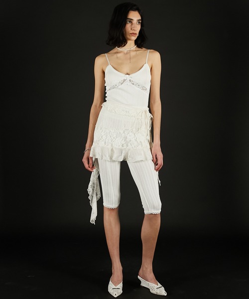 PRANK PROJECT(プランクプロジェクト)の「【2026Summer Pre-Order】レースラップスカート / Lace Wrap Skirt(スカート・レディース・ホワイト/ブラック・FREE)」の6枚目の写真