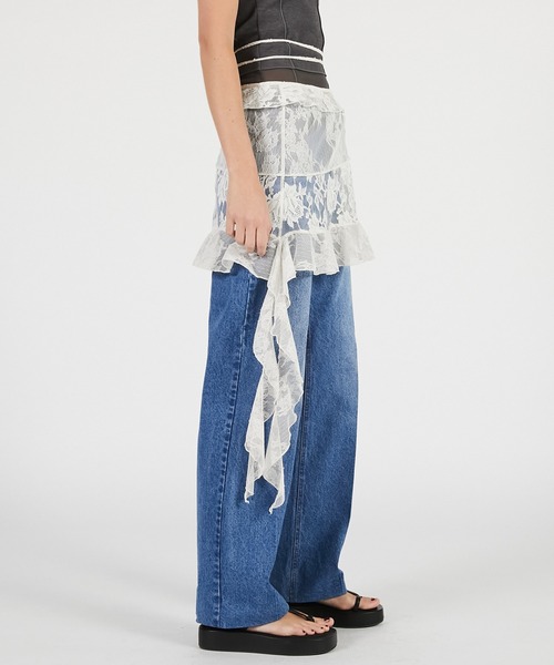 PRANK PROJECT(プランクプロジェクト)の「【2026Summer Pre-Order】レースラップスカート / Lace Wrap Skirt(スカート・レディース・ホワイト/ブラック・FREE)」の15枚目の写真