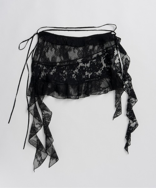 PRANK PROJECT(プランクプロジェクト)の「【2026Summer Pre-Order】レースラップスカート / Lace Wrap Skirt(スカート・レディース・ホワイト/ブラック・FREE)」の20枚目の写真