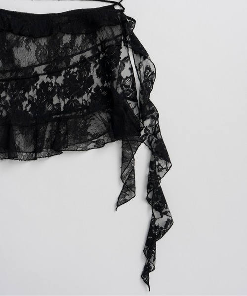 PRANK PROJECT(プランクプロジェクト)の「【2026Summer Pre-Order】レースラップスカート / Lace Wrap Skirt(スカート・レディース・ホワイト/ブラック・FREE)」の21枚目の写真