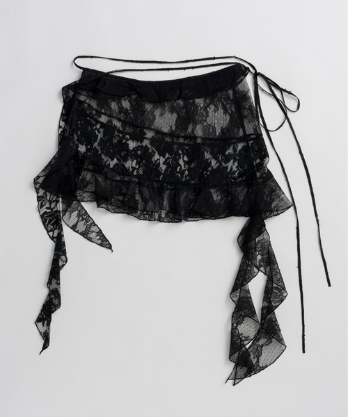 PRANK PROJECT(プランクプロジェクト)の「【2026Summer Pre-Order】レースラップスカート / Lace Wrap Skirt(スカート・レディース・ホワイト/ブラック・FREE)」の19枚目の写真