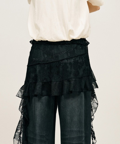 PRANK PROJECT(プランクプロジェクト)の「【2026Summer Pre-Order】レースラップスカート / Lace Wrap Skirt(スカート・レディース・ホワイト/ブラック・FREE)」の5枚目の写真