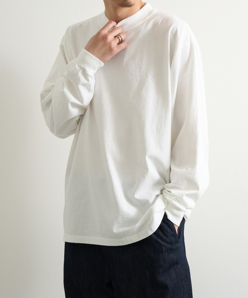 SHAKA WeAR(シャカウェア)の「【SHAKA WEAR】7.5 oz ガーメントダイ ロングスリーブTシャツ SHGDLS MURS(Tシャツ/カットソー・メンズ・モカ/オートミール/ライトイエロー/ブラック/ホワイト/チャコールグレー・L/XL/S/M/2XL)」の2枚目の写真