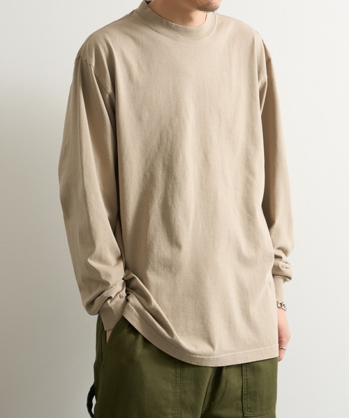 SHAKA WeAR(シャカウェア)の「【SHAKA WEAR】7.5 oz ガーメントダイ ロングスリーブTシャツ SHGDLS MURS(Tシャツ/カットソー・メンズ・モカ/オートミール/ライトイエロー/ブラック/ホワイト/チャコールグレー・L/XL/S/M/2XL)」の7枚目の写真