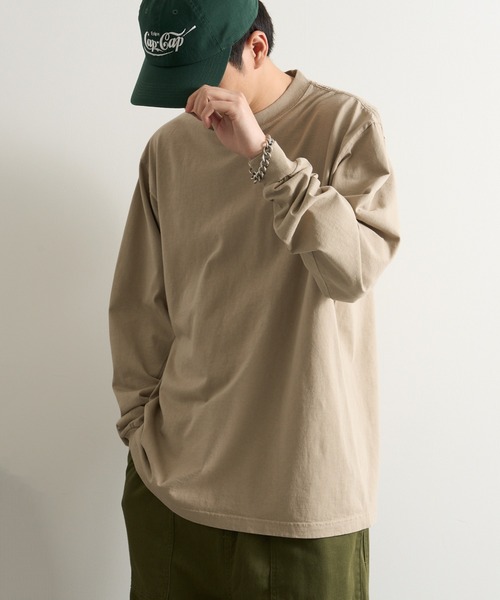 SHAKA WeAR(シャカウェア)の「【SHAKA WEAR】7.5 oz ガーメントダイ ロングスリーブTシャツ SHGDLS MURS(Tシャツ/カットソー・メンズ・モカ/オートミール/ライトイエロー/ブラック/ホワイト/チャコールグレー・L/XL/S/M/2XL)」の8枚目の写真