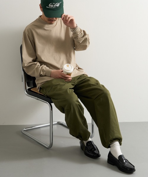 SHAKA WeAR(シャカウェア)の「【SHAKA WEAR】7.5 oz ガーメントダイ ロングスリーブTシャツ SHGDLS MURS(Tシャツ/カットソー・メンズ・モカ/オートミール/ライトイエロー/ブラック/ホワイト/チャコールグレー・L/XL/S/M/2XL)」の10枚目の写真