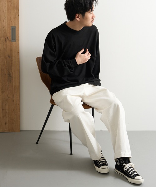 SHAKA WeAR(シャカウェア)の「【SHAKA WEAR】7.5 oz ガーメントダイ ロングスリーブTシャツ SHGDLS MURS(Tシャツ/カットソー・メンズ・モカ/オートミール/ライトイエロー/ブラック/ホワイト/チャコールグレー・L/XL/S/M/2XL)」の21枚目の写真