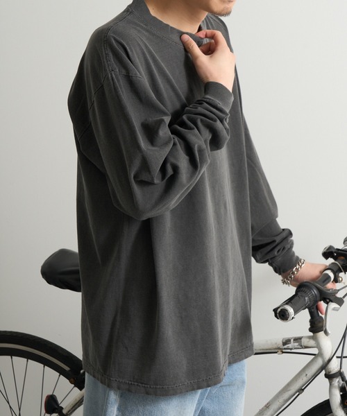 SHAKA WeAR(シャカウェア)の「【SHAKA WEAR】7.5 oz ガーメントダイ ロングスリーブTシャツ SHGDLS MURS(Tシャツ/カットソー・メンズ・モカ/オートミール/ライトイエロー/ブラック/ホワイト/チャコールグレー・L/XL/S/M/2XL)」の22枚目の写真