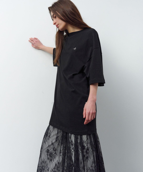 LEVAR（レバー）の「Laid-Back Logo T-shirt - Black（Tシャツ/カットソー・レディース・その他・FREE）」の2枚目の写真