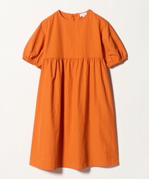 green label relaxing（グリーンレーベルリラクシング）の「バックリボン タッサー ワンピース   キッズ 140cm-160cm（ワンピース）」