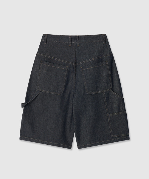 ANOLORCODE(アノローコード)の「カーペンター ハーフデニムパンツ(生地)(その他パンツ・レディース・その他・LARGE/MEDIUM/SMALL)」の6枚目の写真
