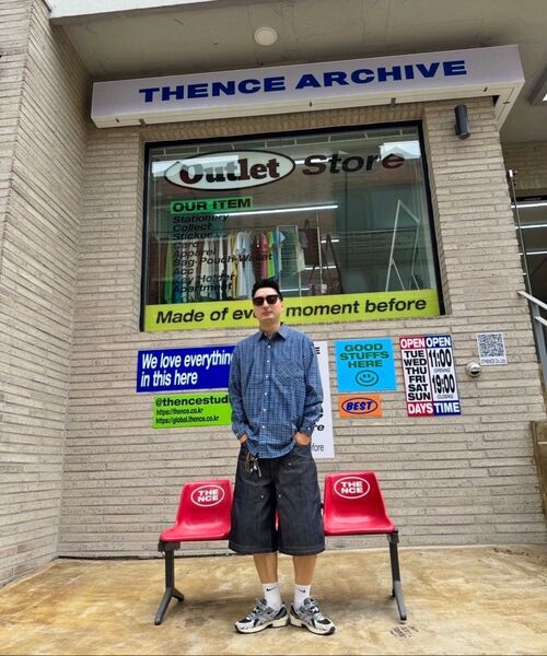 ANOLORCODE(アノローコード)の「カーペンター ハーフデニムパンツ(生地)(その他パンツ・レディース・その他・LARGE/MEDIUM/SMALL)」の10枚目の写真