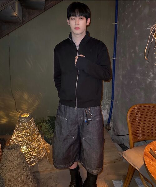 ANOLORCODE(アノローコード)の「カーペンター ハーフデニムパンツ(生地)(その他パンツ・レディース・その他・LARGE/MEDIUM/SMALL)」の2枚目の写真