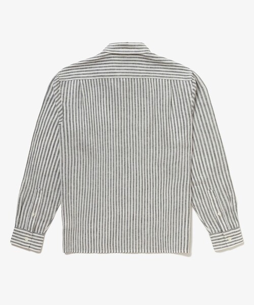 LACOSTE（ラコステ）の「リネンストライプシャツ（シャツ/ブラウス・メンズ・ブルー/ダークアッシュ・38/39/40/41）」の10枚目の写真