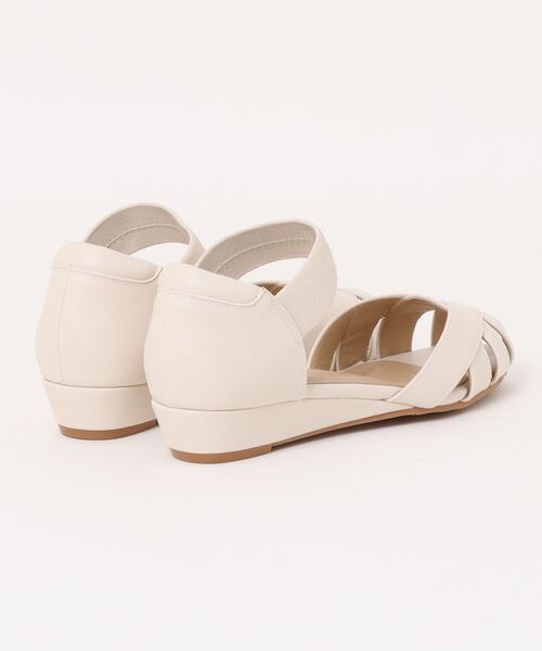 ALETTA(アレッタ)の「ALETTA-アレッタ- 究極のプレーンサンダル -編み込みメッシュ-(サンダル・レディース・キャメル/グレー/アイボリー/ブラック・M/L/S/LL)」の5枚目の写真