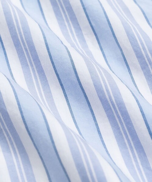 BROOKS BROTHERS(ブルックスブラザーズ)の「コットンポプリン ストライプ ショートスリーブ フライデーシャツ(シャツ/ブラウス・メンズ・ストライプ/ブルー・LARGE/MEDIUM/SMALL/X-LARGE)」の6枚目の写真