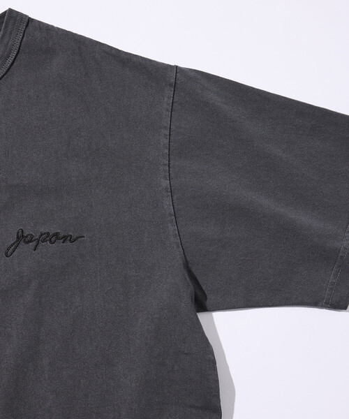 schott（ショット）の「Schott/ショット 別注 バック 刺繍デザイン Tシャツ/ヴィンテージライク（Tシャツ/カットソー・メンズ・ブラック系その他/ブラック系その他3/ブラック系その他2・MEDIUM/LARGE/X-LARGE）」の8枚目の写真