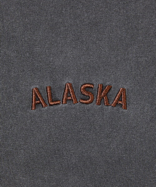 Schott（ショット）の「Schott/ショット 別注 バック 刺繍デザイン Tシャツ/ヴィンテージライク（Tシャツ/カットソー・メンズ・ブラック系その他/ブラック系その他3/ブラック系その他2・MEDIUM/LARGE/X-LARGE）」の7枚目の写真